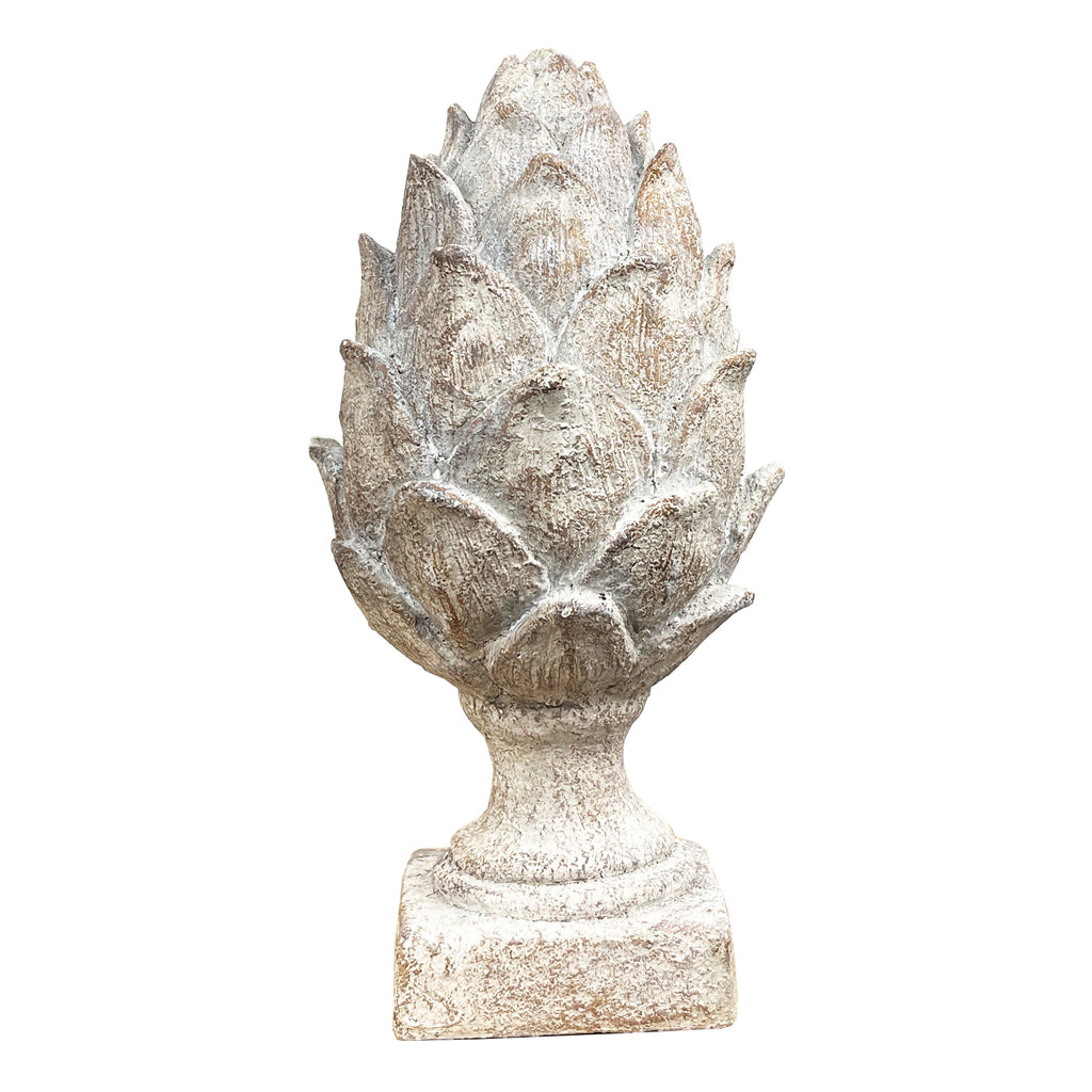 22cm Rustic Artichoke Ornament – Resin