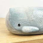 21cm Rustic Whale Ornament - Ceramic