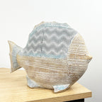 23cm Large Nautical Fish Ornament – Resin