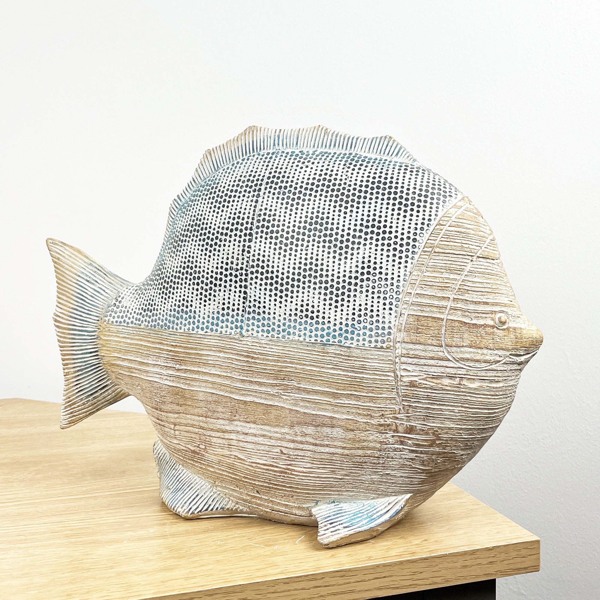 23cm Large Nautical Fish Ornament – Resin