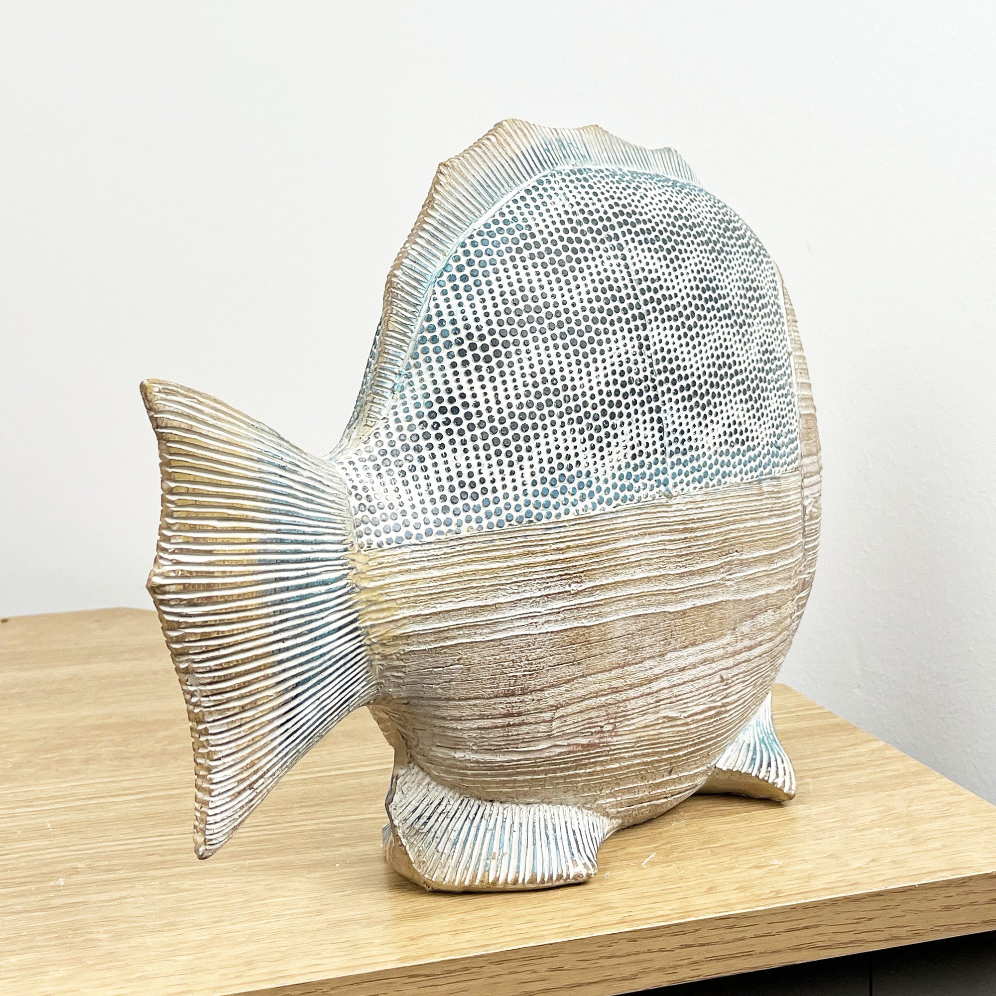 23cm Large Nautical Fish Ornament – Resin