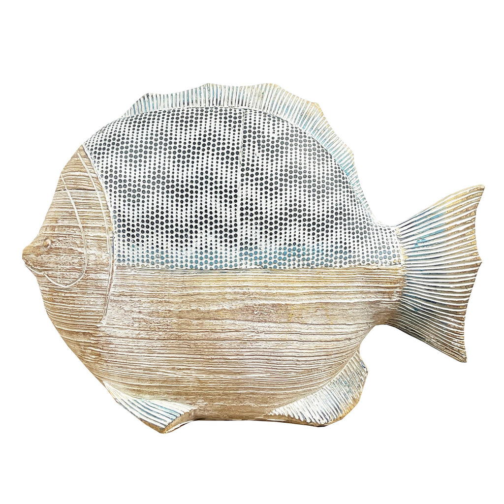 23cm Large Nautical Fish Ornament – Resin