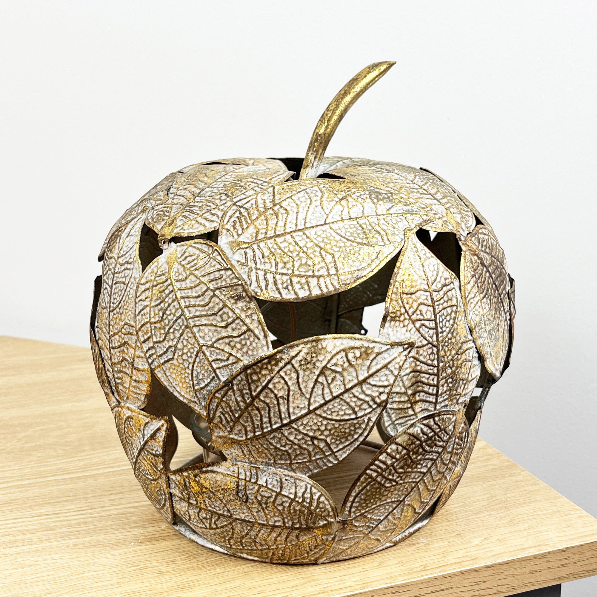 Large Apple Tealight Candle Holder / Ornament – Metal