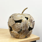 Large Apple Tealight Candle Holder / Ornament – Metal
