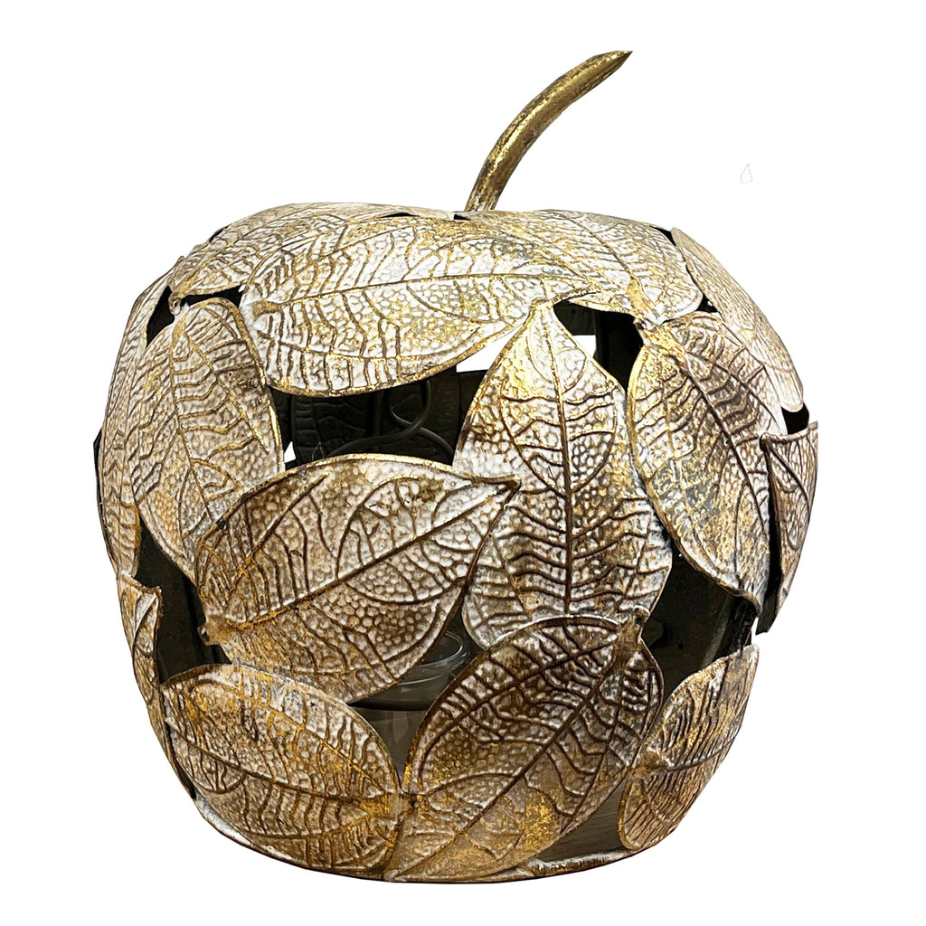 Large Apple Tealight Candle Holder / Ornament – Metal