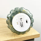 19.5cm Green Glass Christmas Tree Ornament / LED Mood Light