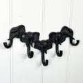Elephant Trunk Wall Hooks / Key Rack - Cast Iron