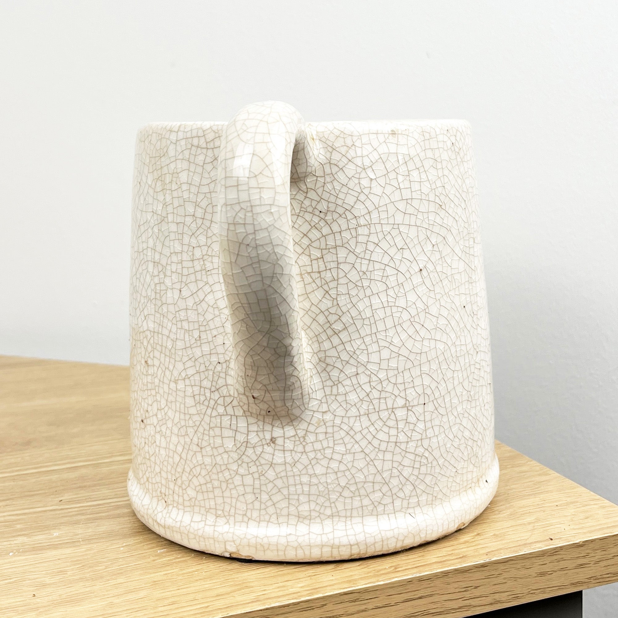 15cm Crackle Glazed Rustic Kitchen Utensil Storage Jug – Ceramic