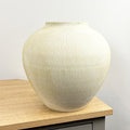 27cm Tall Large Decorative Vase - Metal Stone Effect Finish