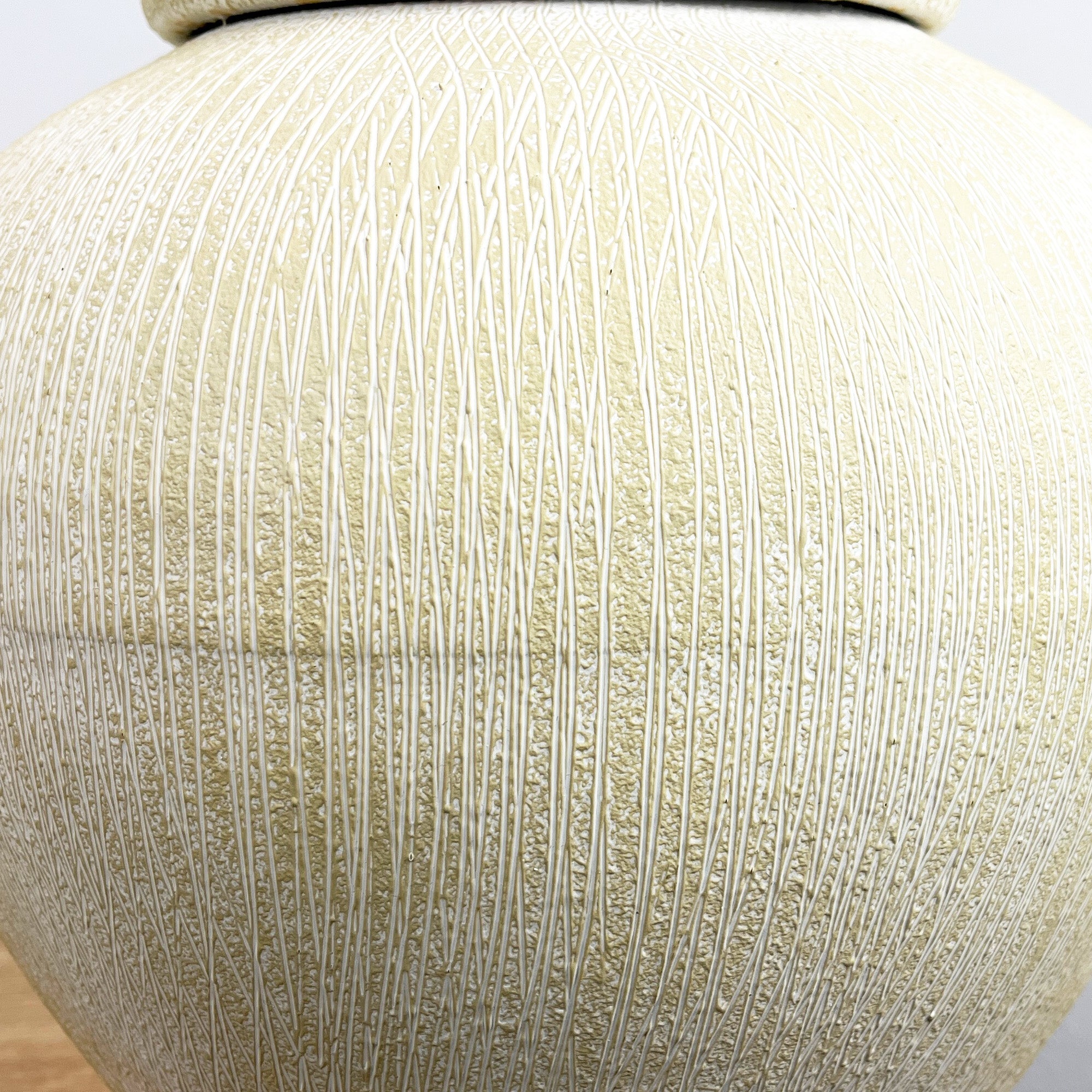 30cm Tall Large Decorative Vase - Metal Stone Effect Finish