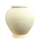 30cm Tall Large Decorative Vase - Metal Stone Effect Finish