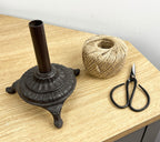 Twine Holder with Scissors – Cast Iron