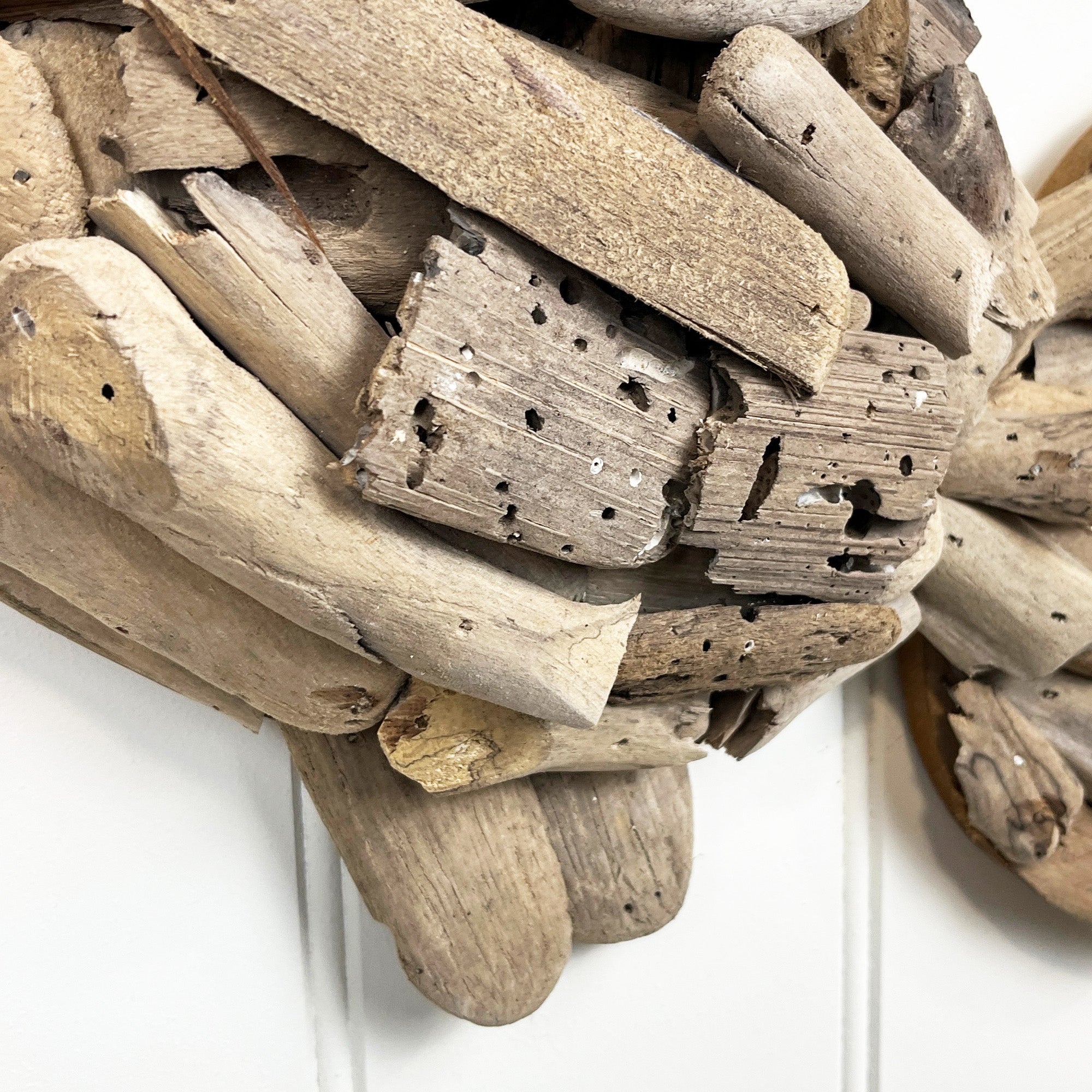 34cm Driftwood Fish Wall Decoration