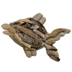 34cm Driftwood Fish Wall Decoration