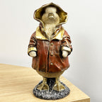 21.5cm Tall Duck in Raincoat Ornament - Resin