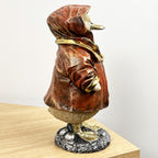 21.5cm Tall Duck in Raincoat Ornament - Resin