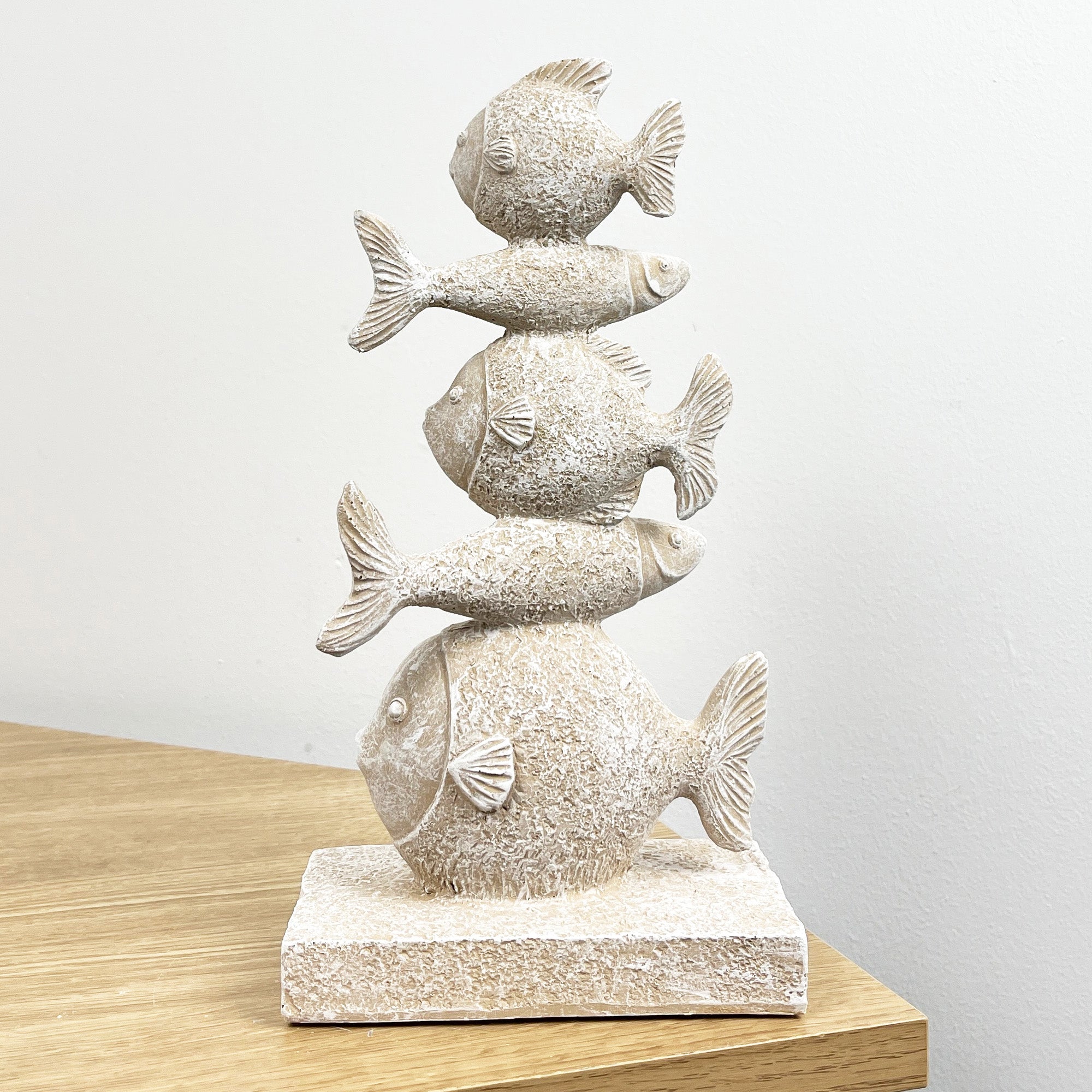 25.5cm Nautical Tower of Fish Ornament – Resin