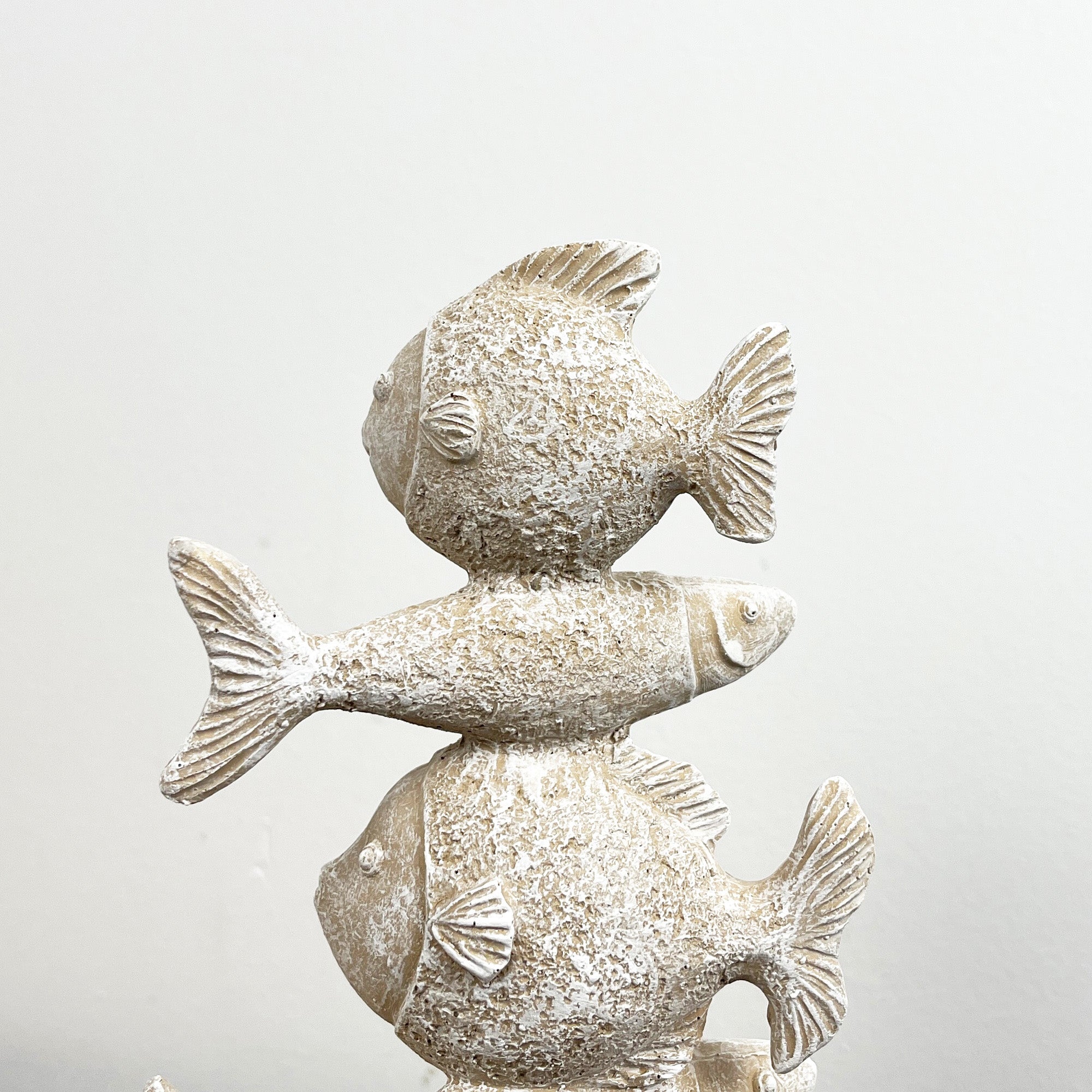25.5cm Nautical Tower of Fish Ornament – Resin