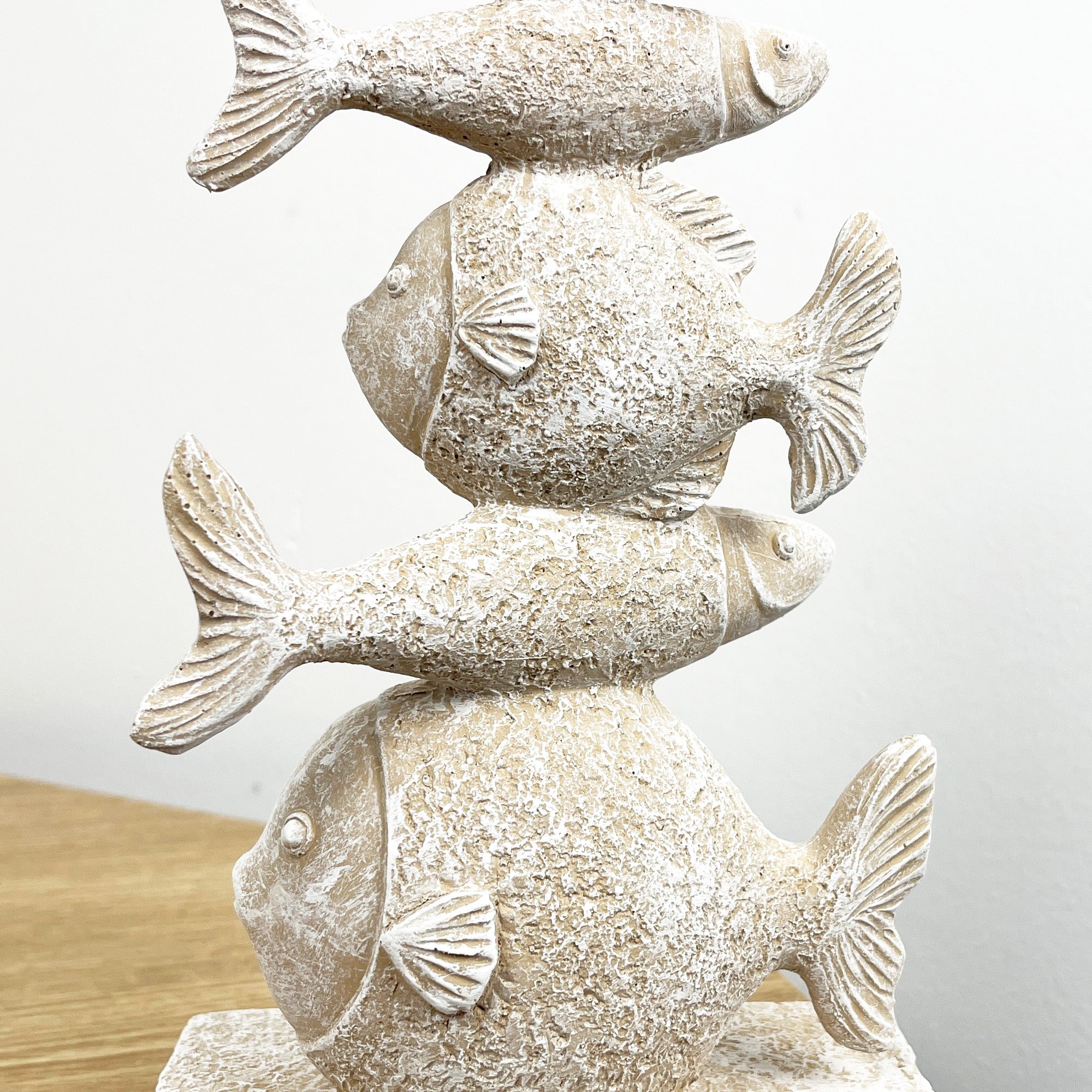 25.5cm Nautical Tower of Fish Ornament – Resin