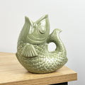 15.5cm Small Nautical Fish Jug Ornament - Green