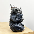 18cm Rude Middle Finger Highland Cow Ornament – Resin