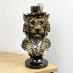 37cm Large Tiger Bust Ornament - Resin