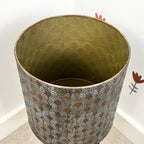 56cm Tall 'Art Deco' Indoor Plant Pot Holder Stand – Metal