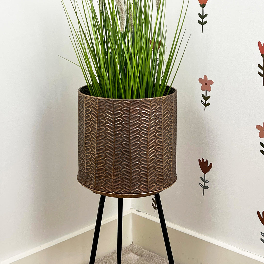 58cm Tall Indoor Plant Pot Holder Stand – Metal