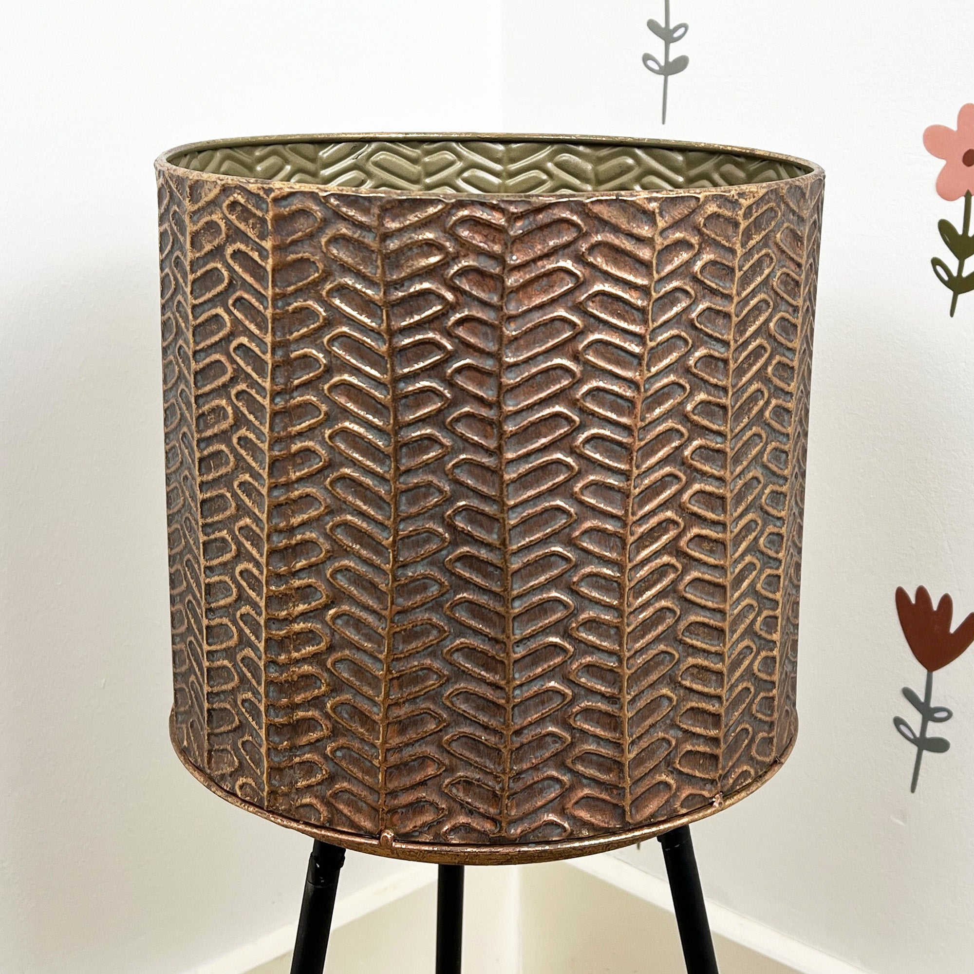 58cm Tall Indoor Plant Pot Holder Stand – Metal