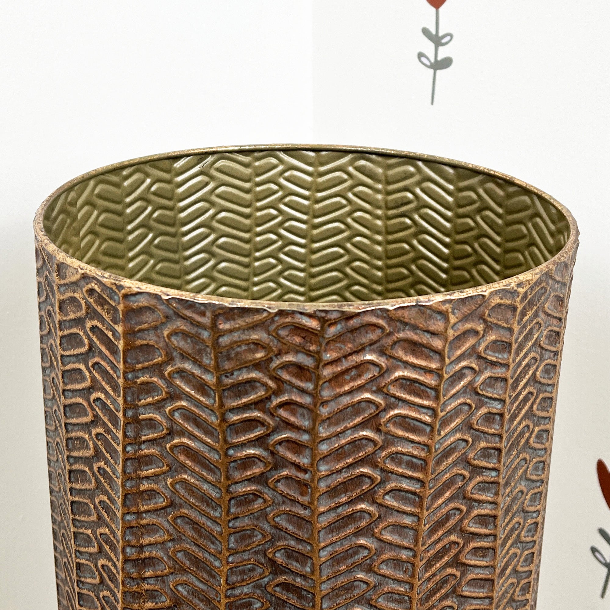 58cm Tall Indoor Plant Pot Holder Stand – Metal