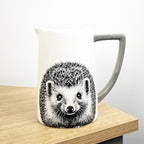 15cm White Hedgehog Utensil Storage Pot Jug - Ceramic