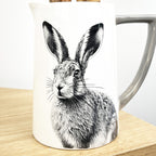 15cm White Hare Utensil Storage Pot Jug - Ceramic