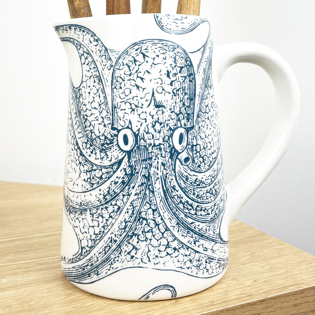 16cm Nautical Octopus Utensil Storage Pot Jug - Ceramic