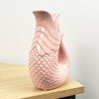 20.5cm Tall Nautical Fish Jug Ornament - Pastel Pink