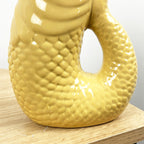 20.5cm Tall Nautical Fish Jug Ornament - Yellow