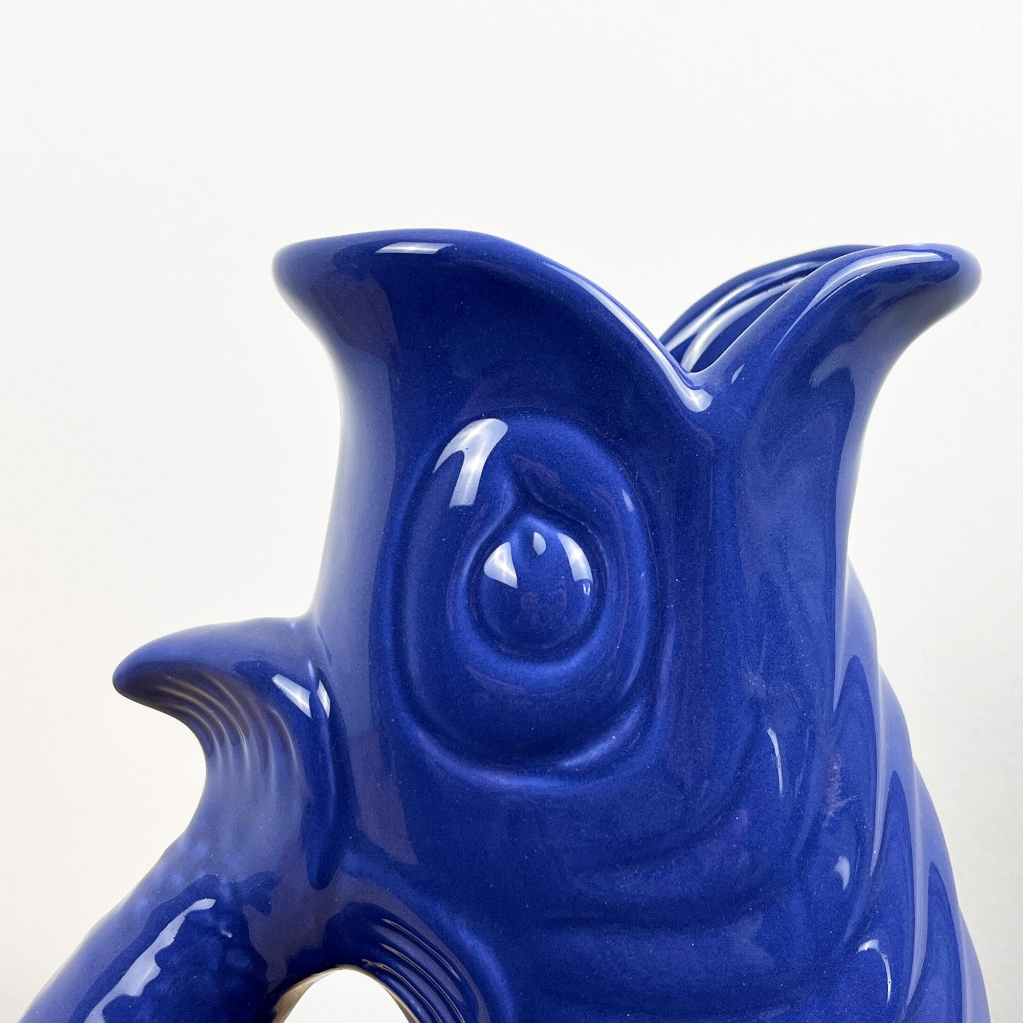 26.5cm Nautical Fish Jug Ornament - Blue