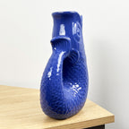 26.5cm Nautical Fish Jug Ornament - Blue