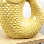 26.5cm Nautical Fish Jug Ornament - Yellow