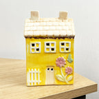 16cm Ceramic LED Cottage / House Ornament – Ceramic