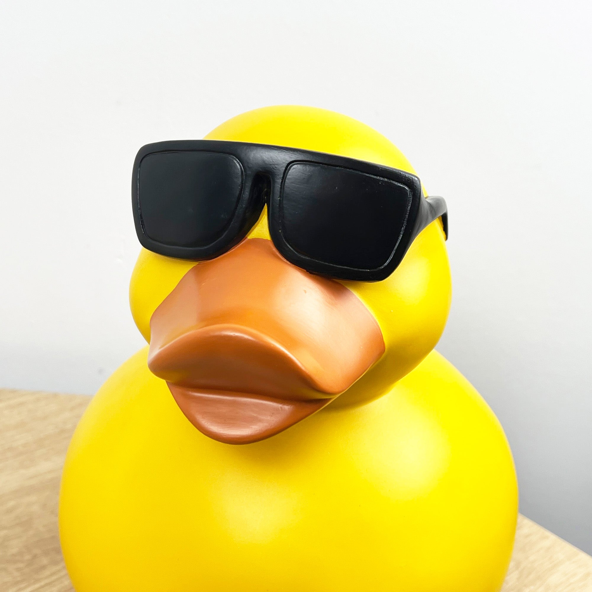 23cm Large Cool Rubber Duck in Sunglasses Ornament – Resin