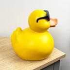 23cm Large Cool Rubber Duck in Sunglasses Ornament – Resin