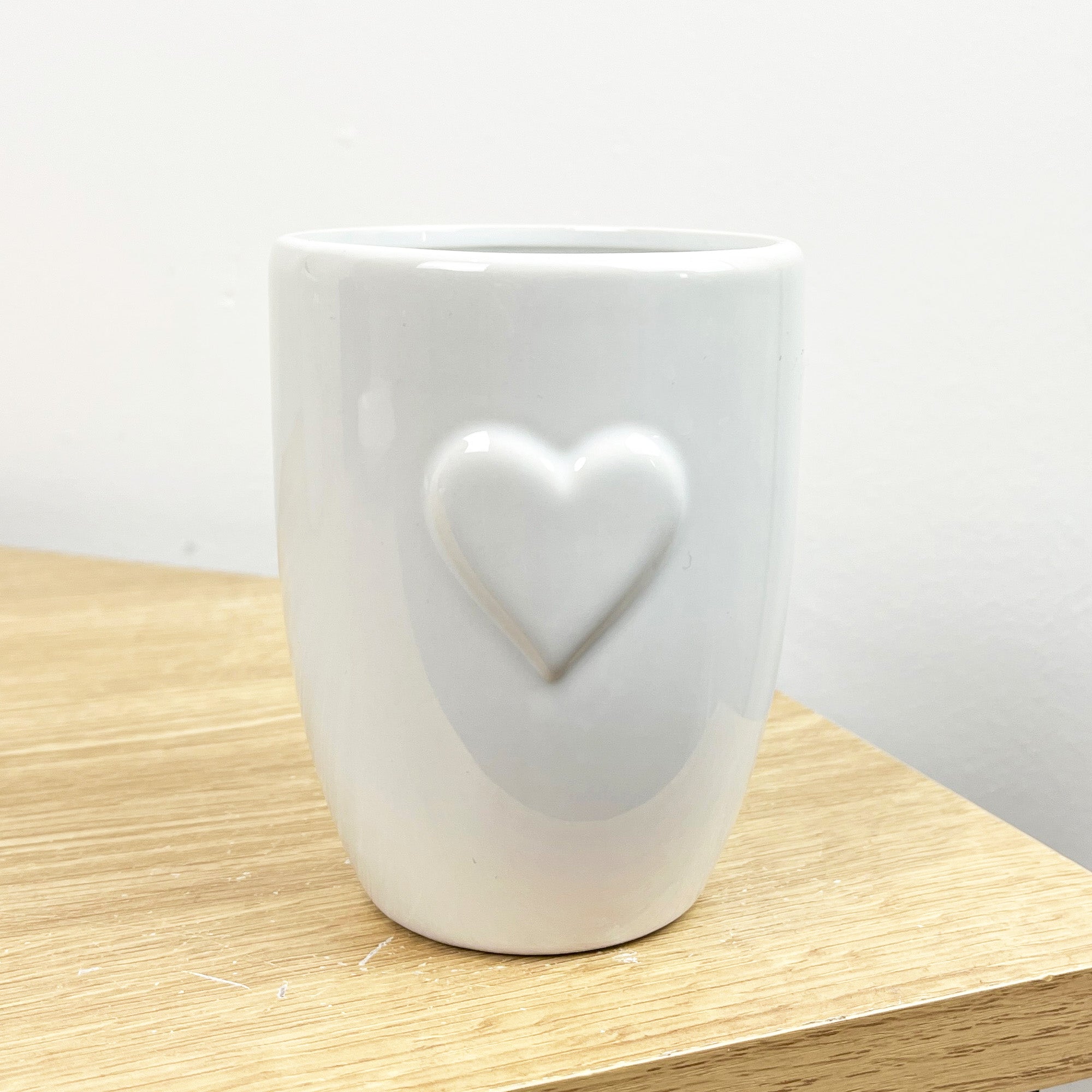 3 Piece Bathroom Sink Accessories Set – White Heart