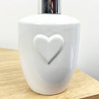 2 Piece Bathroom Sink Accessories Set – White Heart