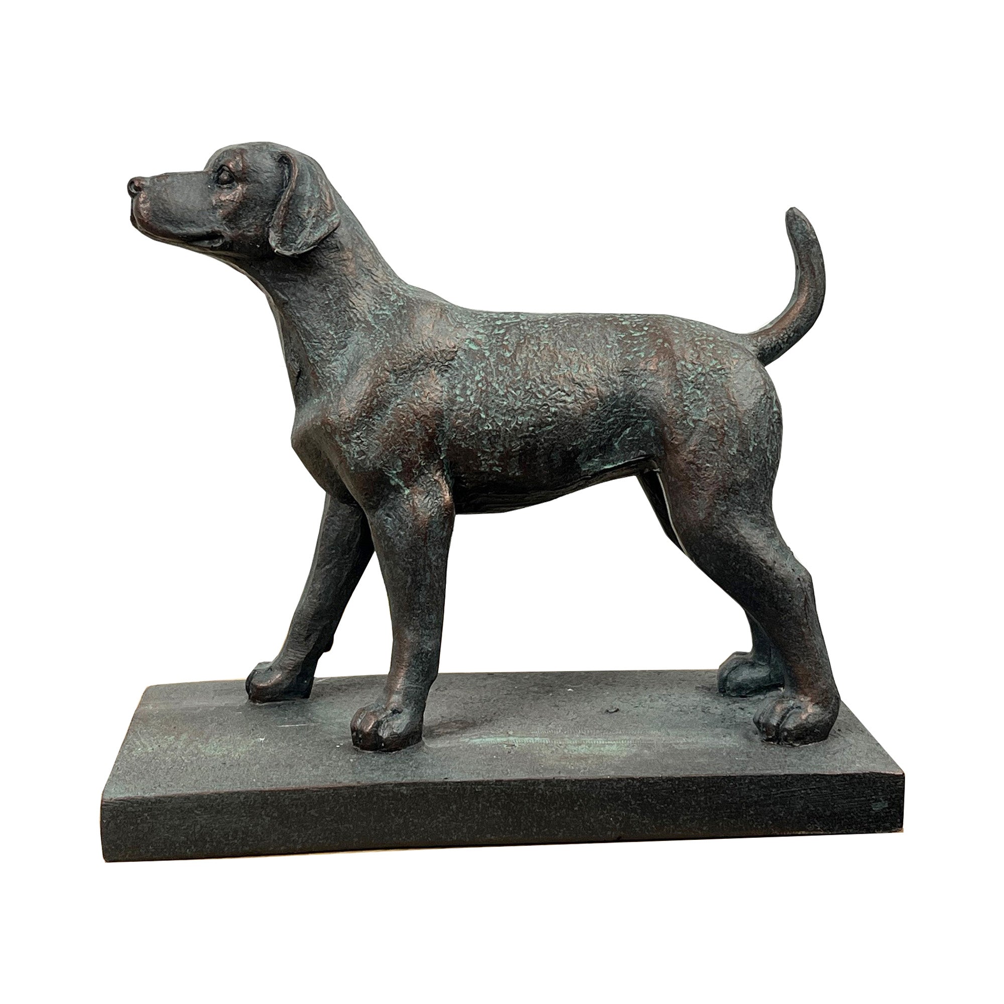 15.5cm Standing Dog Ornament on Base – Resin