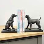 Pair of Vintage Style Dog Bookends - Resin