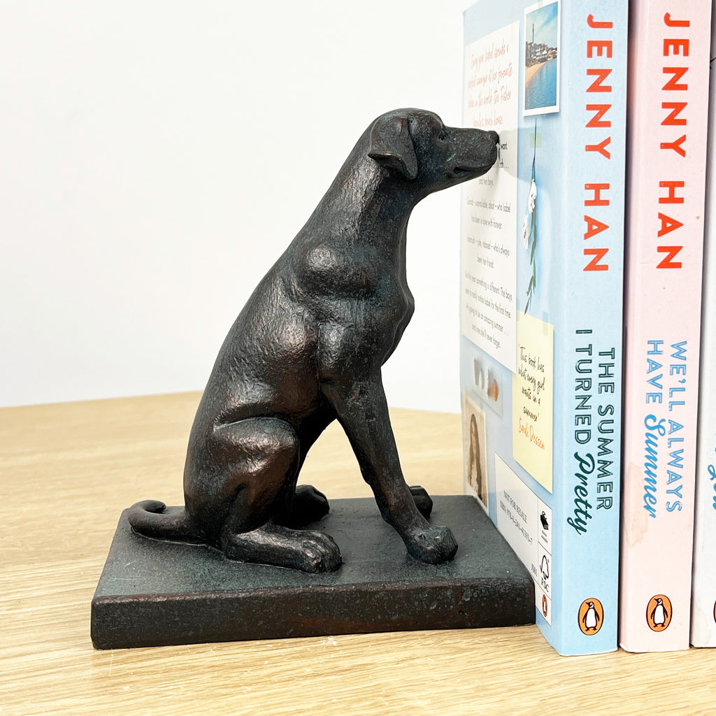 Pair of Vintage Style Dog Bookends - Resin