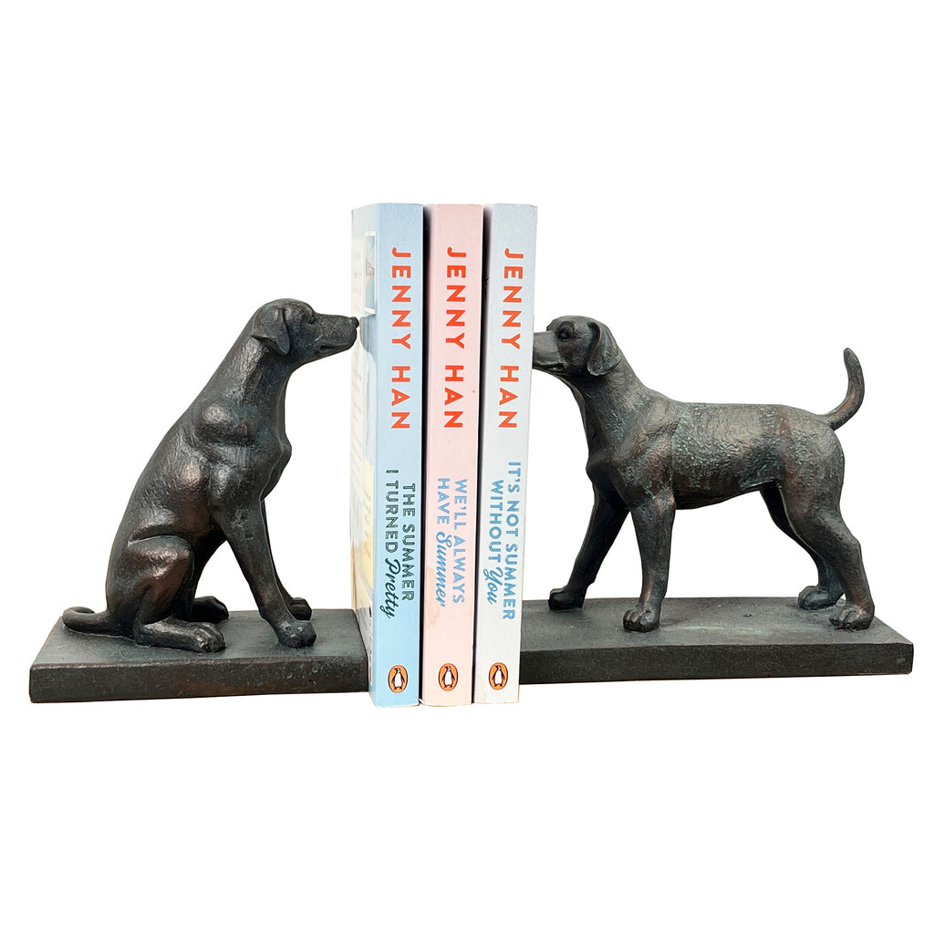 Pair of Vintage Style Dog Bookends - Resin