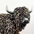 30cm Large Highland Cow Ornament / Figurine - Resin