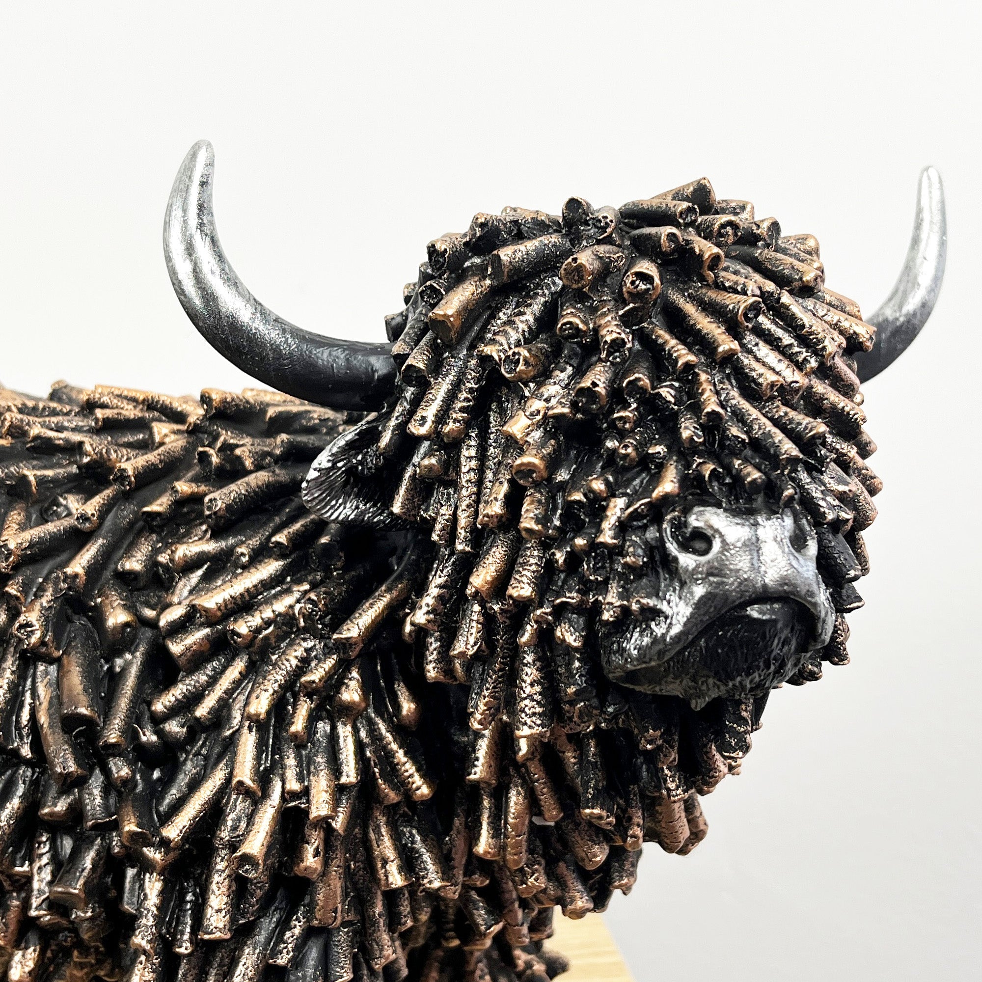 30cm Large Highland Cow Ornament / Figurine - Resin