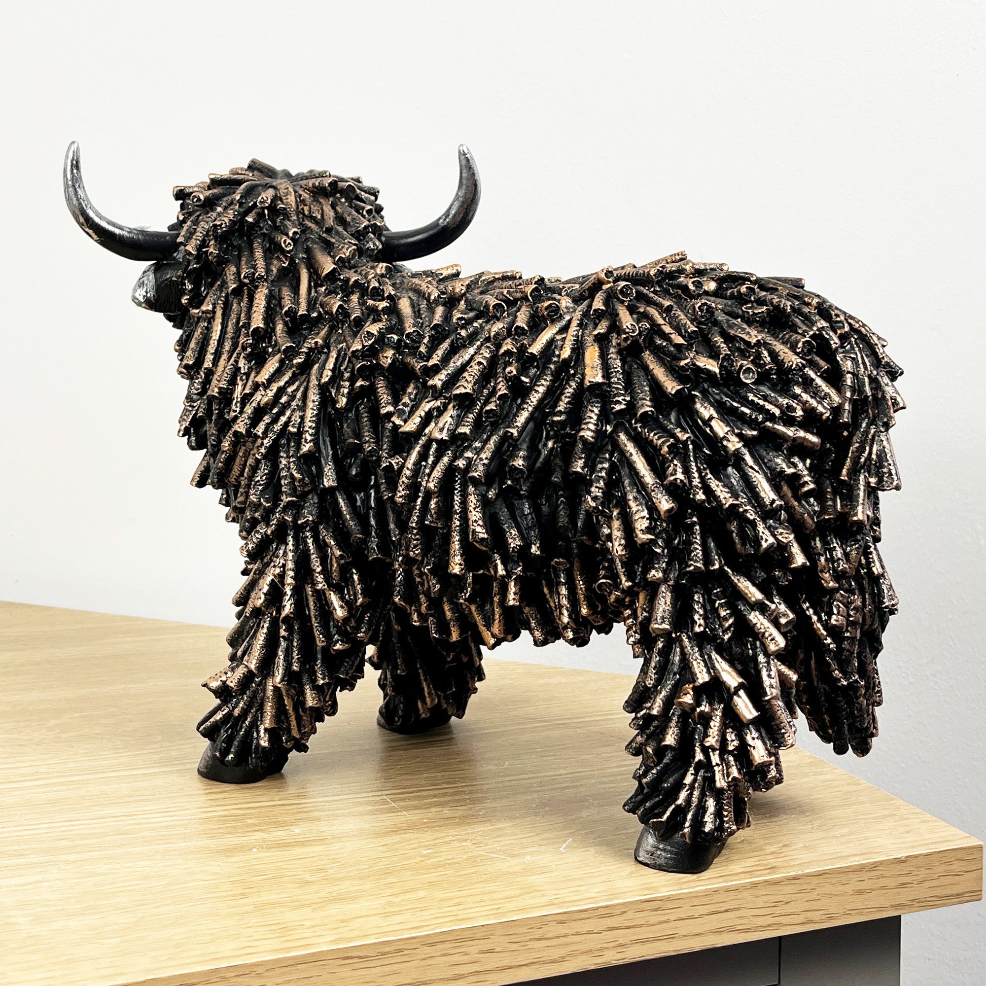 30cm Large Highland Cow Ornament / Figurine - Resin